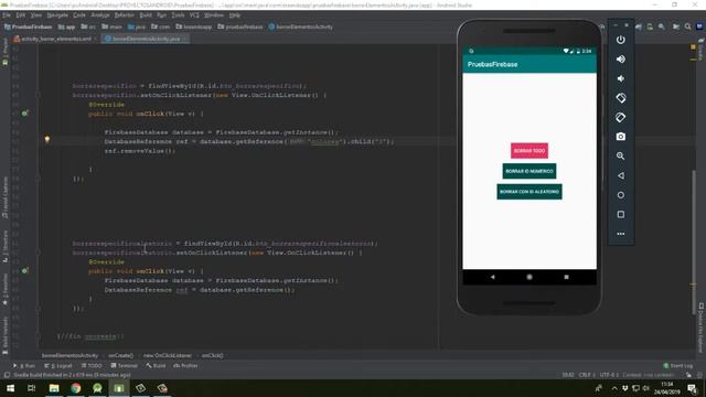 04-Curso firebase 2019 borrar datos en firebase [RÁPIDO,FÁCIL y GRATIS] смотреть онлайн