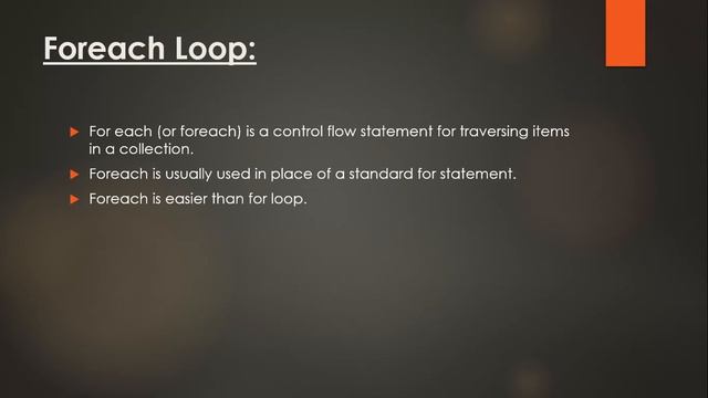 use of foreach in java script смотреть онлайн