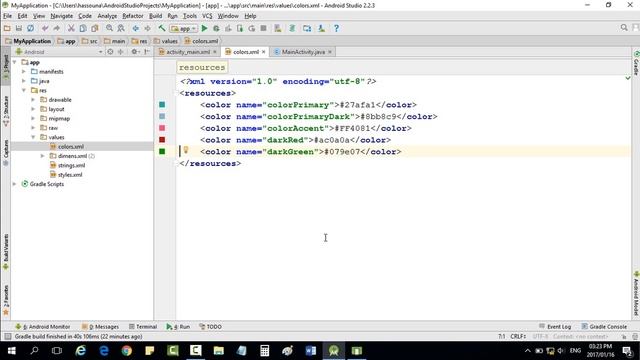 Colors xml For Color Values Android Studio #361 смотреть онлайн