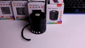 Портативная блютуз колонка WS887 + FM-радио | Мини-обзор+тест