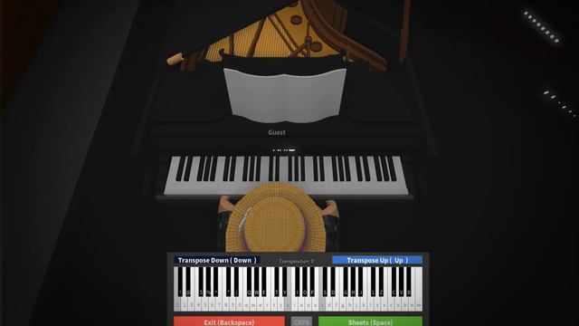 Roblox virtual piano: Guns N' roses - Sweet Child O' Mine *INTERMEDIATE* смотреть онлайн