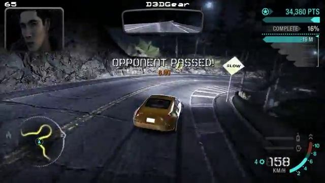 NFS Carbon - Nissan 350Z vs Kenji (Canyon Race) смотреть онлайн