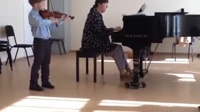 Скрипка. Май 2015. Мирон 7 лет. Экзамен смотреть онлайн