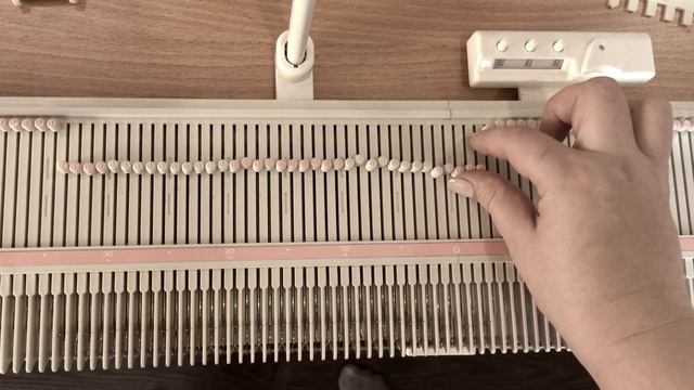 Быстрый способ набора петель. Вязальная машина Silver Reed Lk150