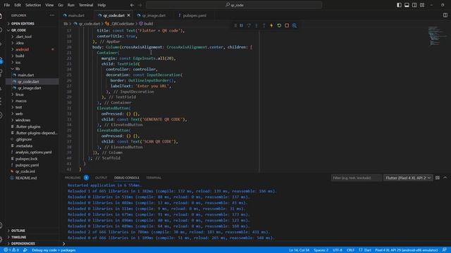 Flutter Tutorial - QR Code Scanner App & QR Code Generator смотреть онлайн