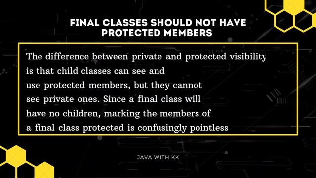 Java best practice - FINAL Class смотреть онлайн