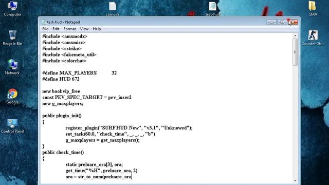 Counter Strike 1.6 - How to compile file from .sma to .amxx + find errors смотреть онлайн