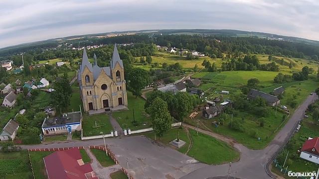 Вид на деревню Раков. Проект «Краіна» смотреть онлайн