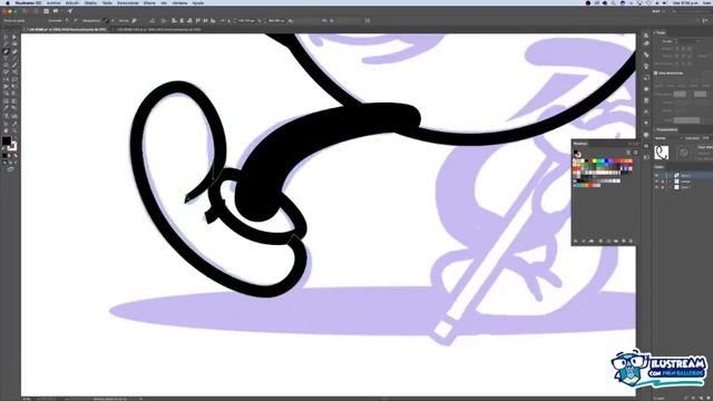 Vectorizando una ilustración Retro смотреть онлайн
