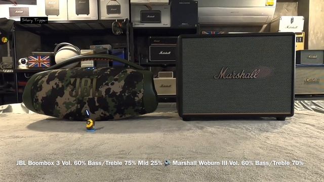 JBL Boombox 3 vs Marshall Woburn 3 смотреть онлайн