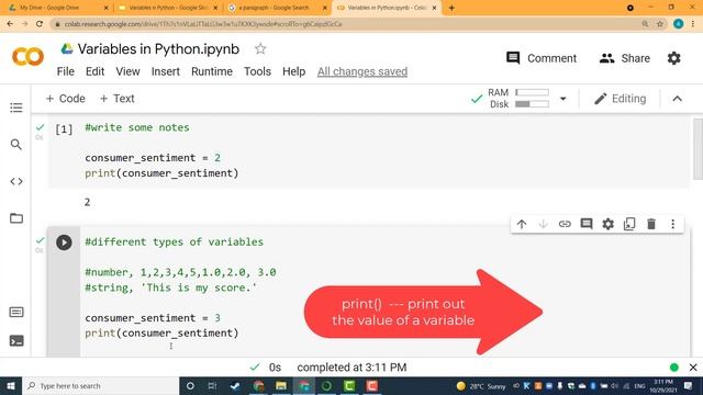 3. Variable Type in Python смотреть онлайн