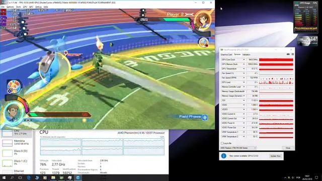 Cemu 1.11.4b Pokken Tournament - AMD X6 1055T + R9 390 [Check Description] смотреть онлайн