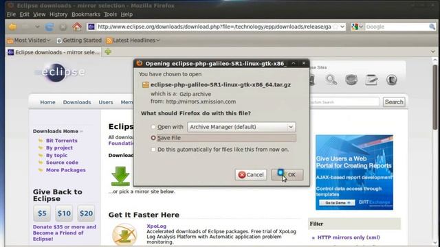 Install Eclipse in Ubuntu 9.10 Karmic (Part 1 of 2) смотреть онлайн