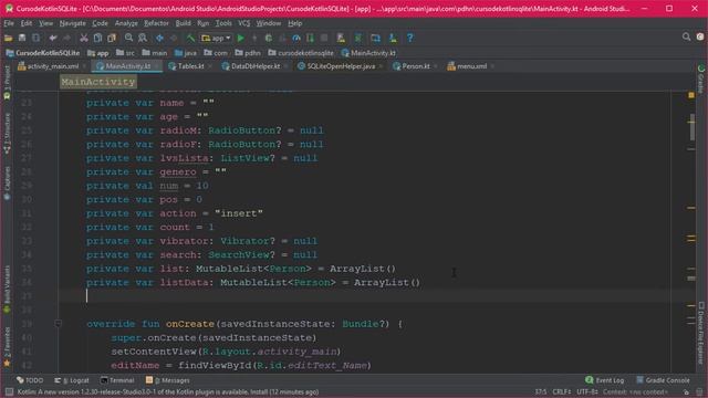 Curso de Android and Kotlin desde cero Base de datos de tipo SQLite #2 смотреть онлайн