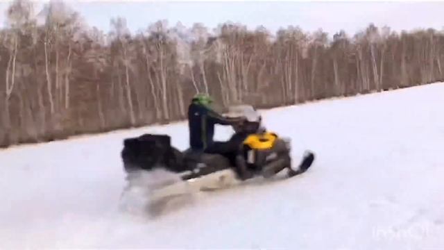 Катание на снегоходах смотреть онлайн