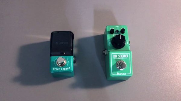 5만원대 최고의 오버드라이브! JOYO 'Green Legend' VS TS mini #이펙터 #조요 #가성비