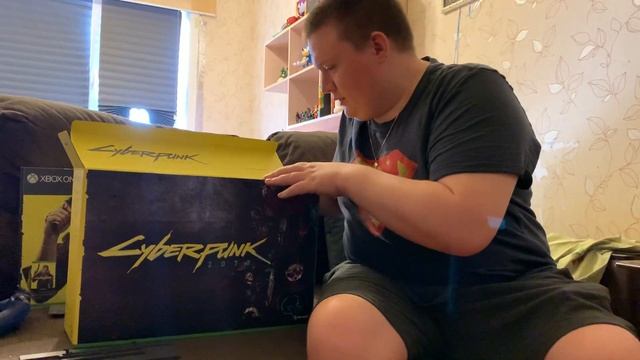 Распаковка xbox one x Cyberpunk 2077 смотреть онлайн