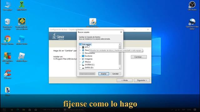 Como descargar Minecraft con Java 8 y 16 2021 смотреть онлайн