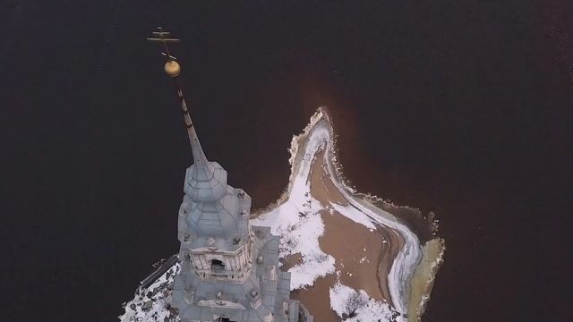 Затопленная колокольня в городе Калязин 2020 смотреть онлайн