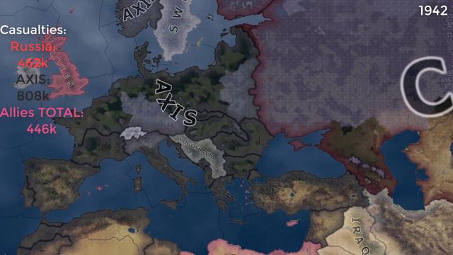 Can Turkey & Spain save the @XIS? WW2 Every Week Casualties- Timelapse HoI4 смотреть онлайн