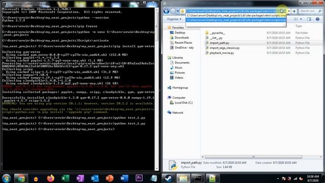 Setup an openAI training environment with gym-retro and NEAT in Windows 7 смотреть онлайн