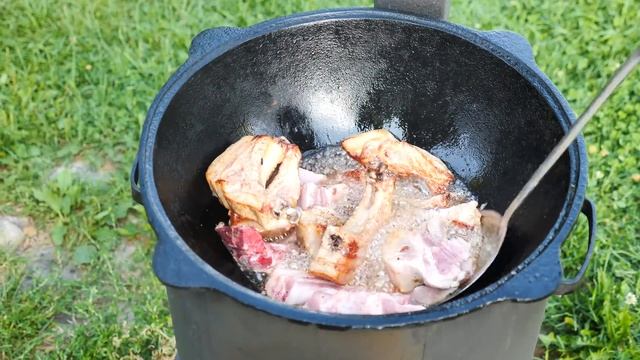РЕБРА САЛО И КАРТОШКА. ВКУСНЕЙШИЙ УЖИН смотреть онлайн