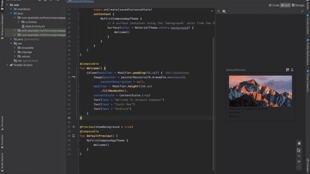 Introduction to Jetpack Compose ? | Android Tutorial |Composable Functions | Add Image | Part 2 смотреть онлайн