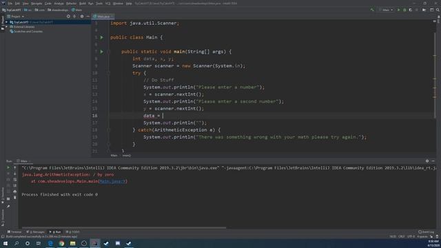 How to Use Try / Catch Statements in Java - Beginner Java Tutorial смотреть онлайн