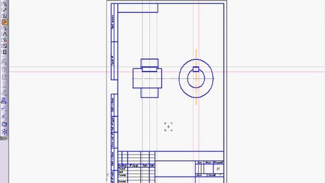 Компас-3D. Самоучитель. Раздел черчения: Соединение шпонкой смотреть онлайн