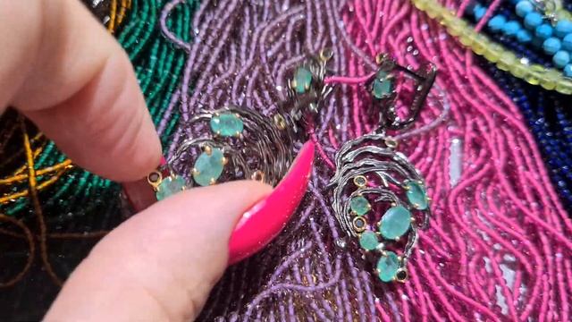 450.Натуральные камни Серебро Утренний микс смотреть онлайн