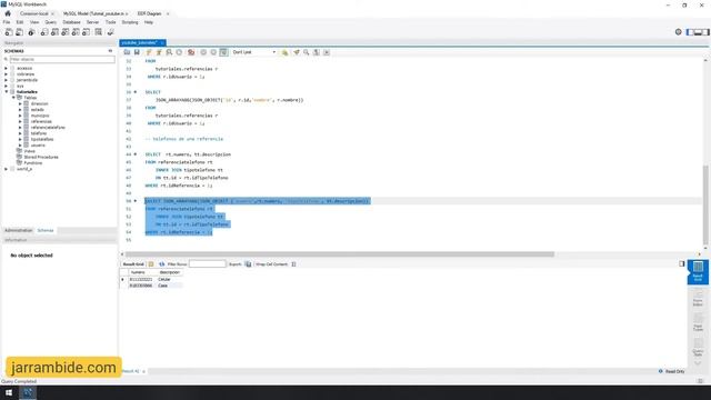 Crear documento json a partir de tablas relacionales en MySQL 8.0.2 смотреть онлайн