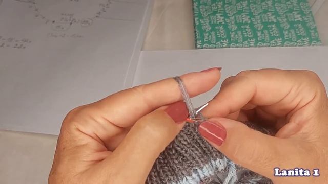 Расчет и вывязывание ростка. Джемпер рукав - погон. Мастер - класс. Часть № 2. смотреть онлайн