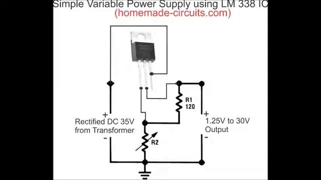 How to Make a Simple Variable Power Supply using IC LM338 смотреть онлайн