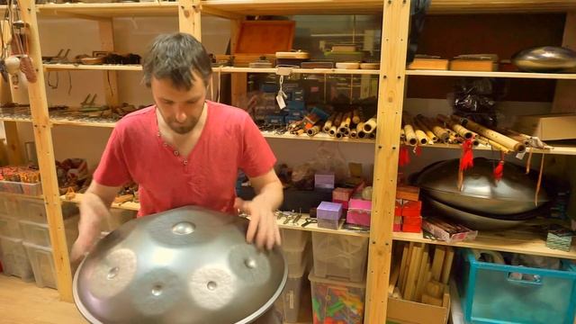 Хэнг драм большой - Ре минор, пентатоника. Образец звучания. смотреть онлайн