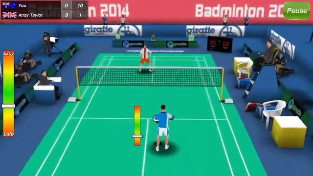 Badminton 3D Game Tournament Full Level Upgrade смотреть онлайн