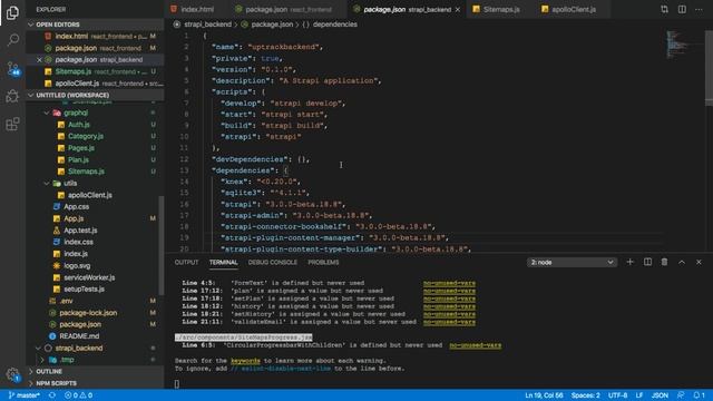 React, Strapi, Node, GraphQL смотреть онлайн