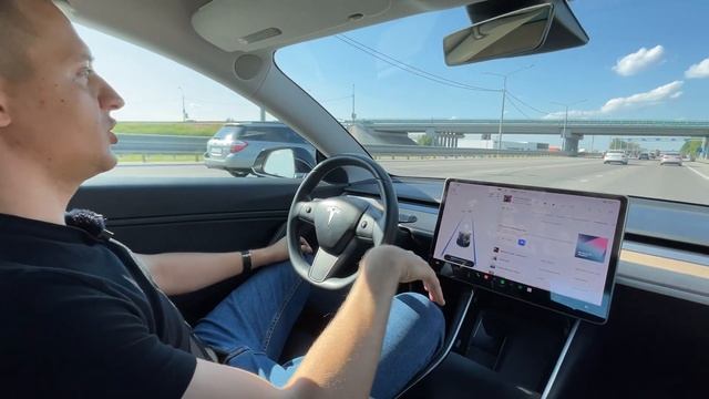 Тест автопилота Тесла по городу | Autopilot / Enhanced Autopilot / Full Self-Driving Capability