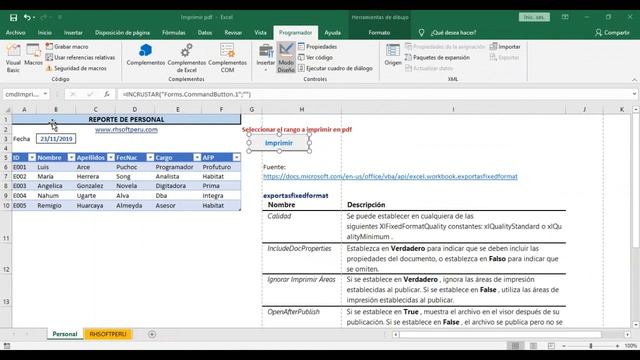 como imprimir en pdf mediante programacion vba смотреть онлайн