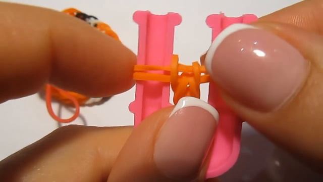 ЗМЕЯ из резинок на рогатке без станка | SNAKE Rainbow Loom Bands