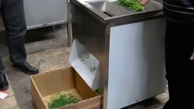 Машина для резки зелени ВОС 220 А смотреть онлайн