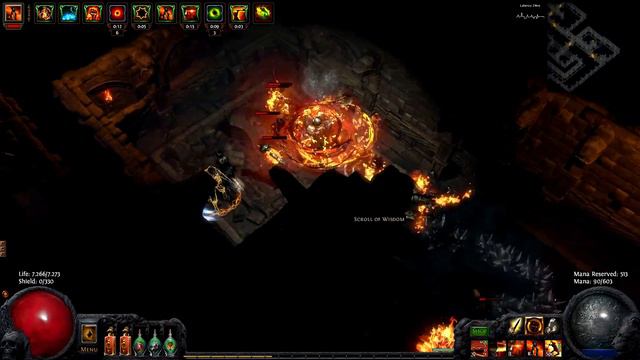 Path Of Exile - Necropolis map lvl 77 - (Marauder-Cyclone da Tasmânia lvl 91). смотреть онлайн