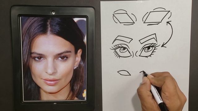 The Secret to How to Draw Caricature Eyes. смотреть онлайн