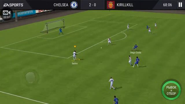 Играю в Fifa Mobile смотреть онлайн