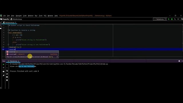 Py#2 Python Scripting - To check if a string is Palindrome or not - Tamil Cloudguy - In Tamil смотреть онлайн