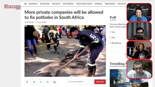 Private companies can fix potholes in South Africa смотреть онлайн