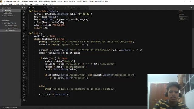Crear pagina HTML con Python смотреть онлайн