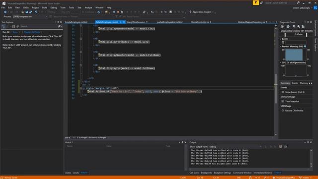 c# Dapper Mvc Crud Details 2 Part -9 смотреть онлайн