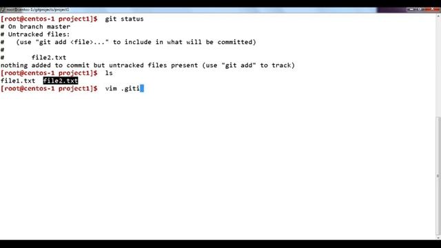 GIT - gitignore command - 12 смотреть онлайн