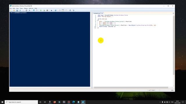 Move the mouse cursor with Powershell - Simple Ticks смотреть онлайн