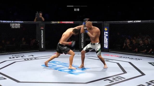 НЕЙТ ДИАЗ VS ЭДСОН БАРБОЗА UFC 4 CPU VS CPU смотреть онлайн